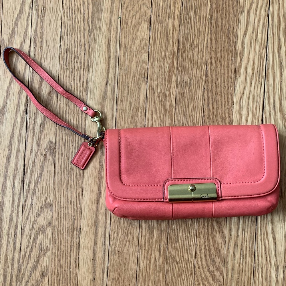 Coach Coral Wristlet/Purse